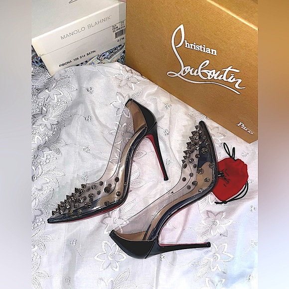 Christian Louboutin Shoes - Christian Louboutin size 37. PVC with spikes.